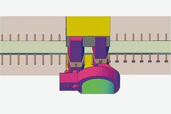 Unique-patent,-two-time-heading,-double-dies-and-double-punches-structure